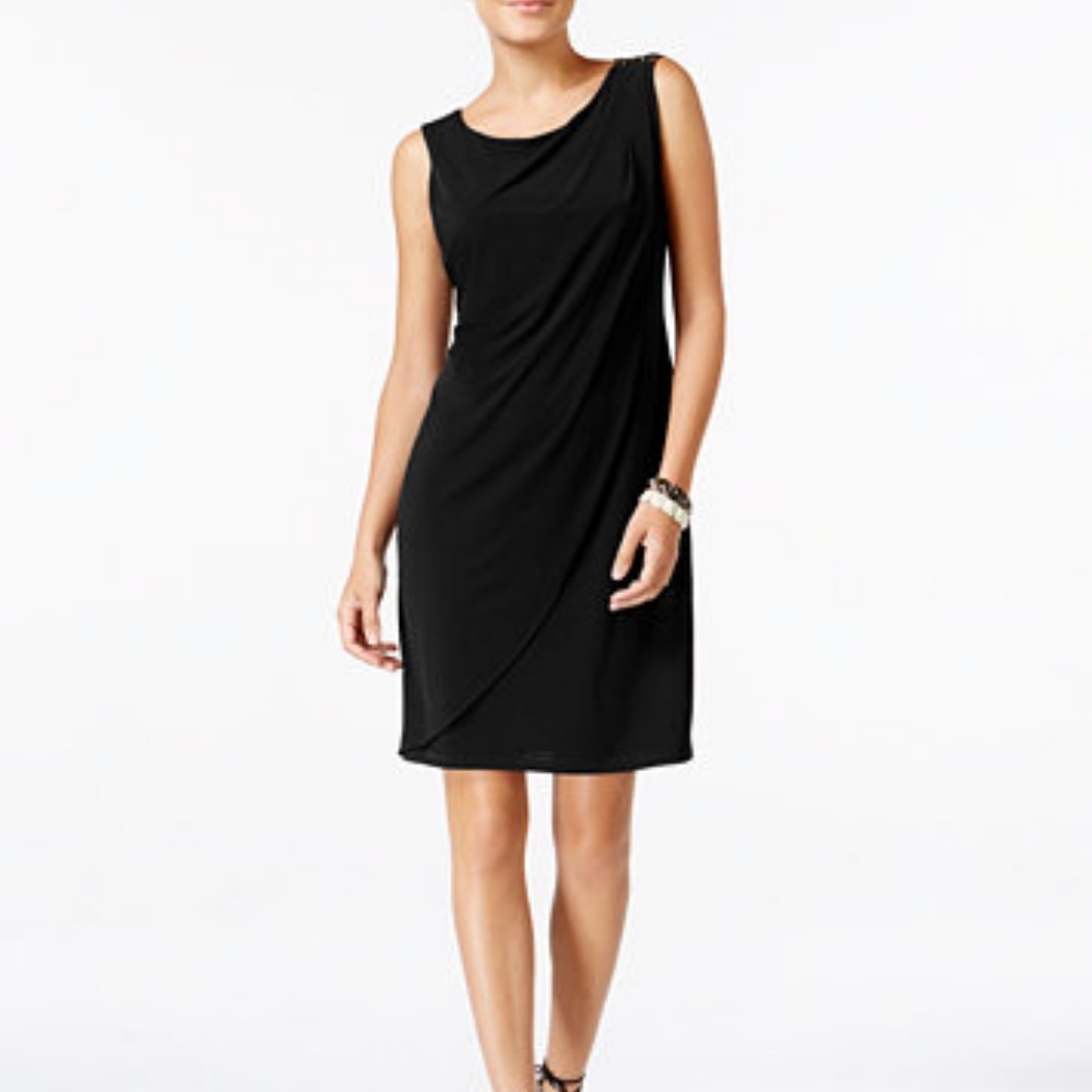 Jessica Simpson Asymmetric Layered Shift Dress